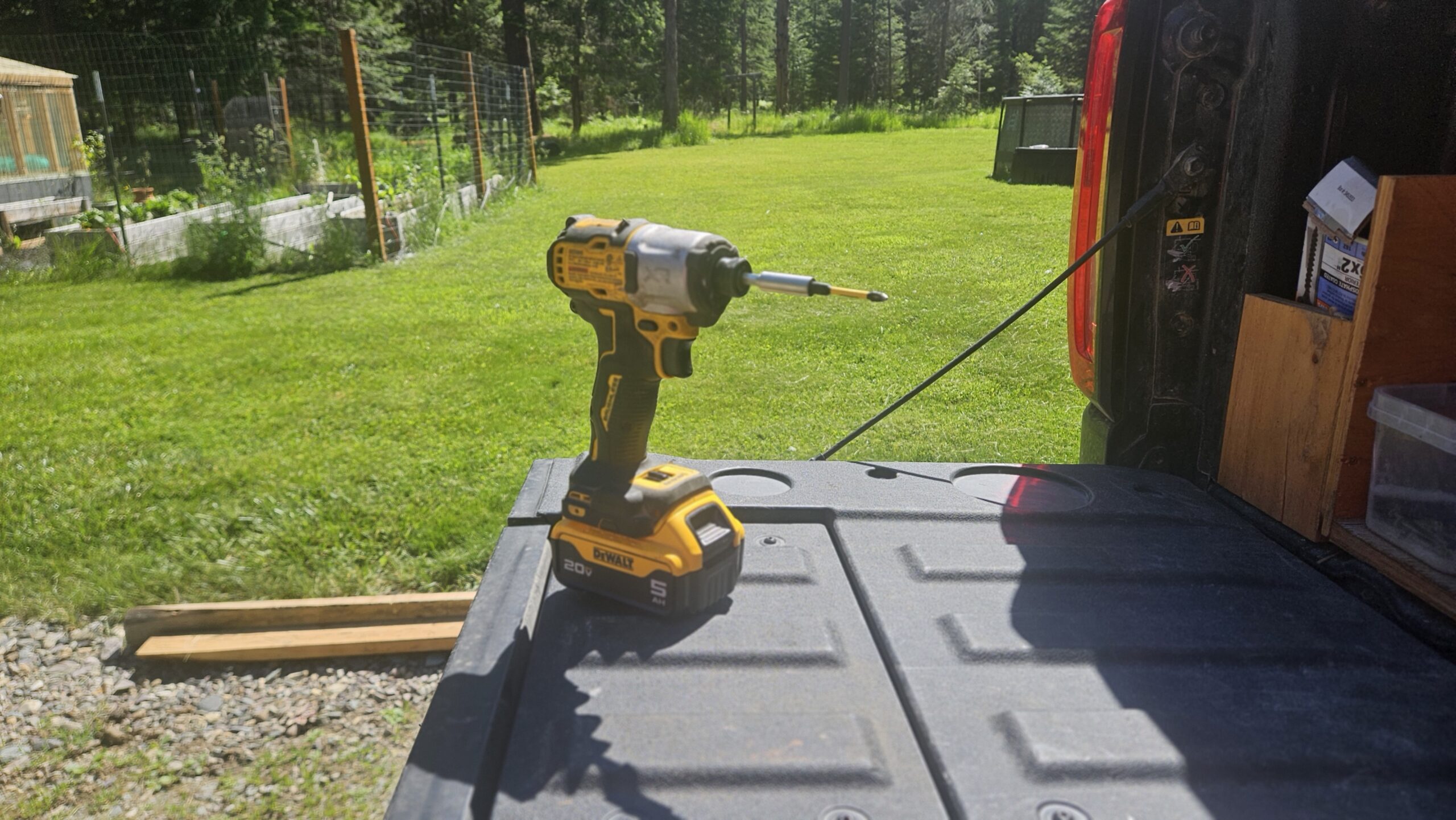 DeWalt impact driver used by Bowles Handyman Services in Troy, Montana
